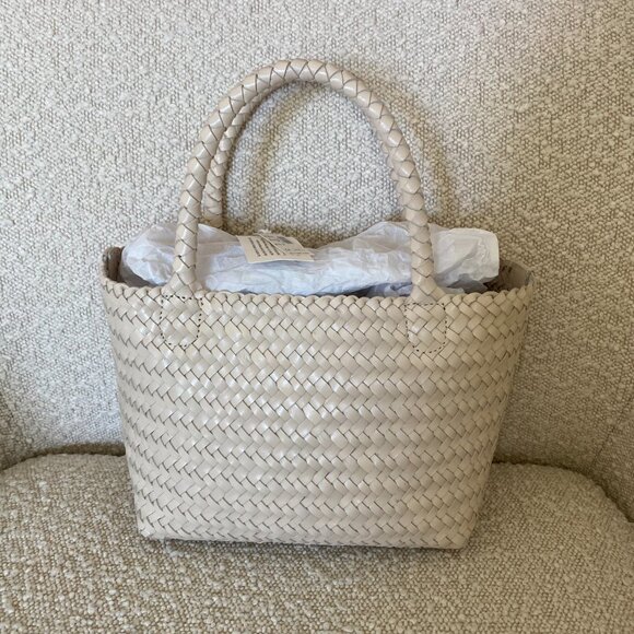 Madewell The Handwoven Mini Tote in 'alabaster' - Picture 1 of 10